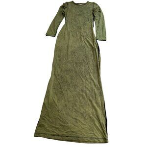 Vintage Souls Long Sleeve Maxi Dress in Pistachio